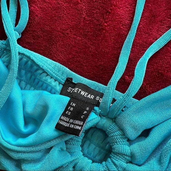 Halter mini dress blue - Picture 6 of 6